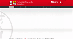 Desktop Screenshot of feuerwehr-graefelfing.de