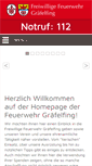 Mobile Screenshot of feuerwehr-graefelfing.de